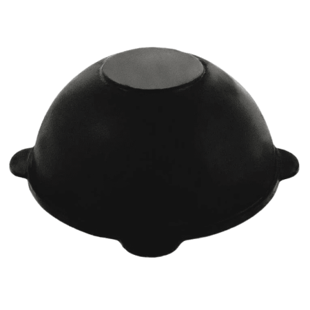 Казан узбекский с крышкой (8 литров с плоским дном)